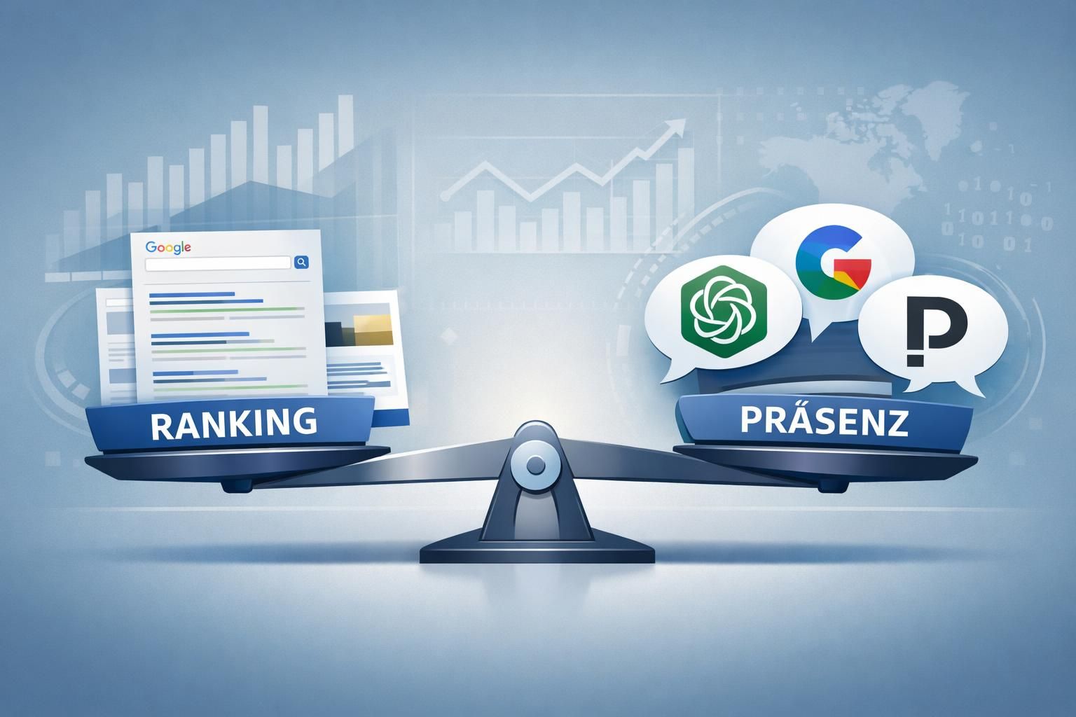 erfahren sie, warum sich der wettbewerb im web von traditionellen suchmaschinen-rankings hin zur präsenz in ki-gesteuerten antworten verschiebt und welche auswirkungen dies auf unternehmen und nutzer hat.