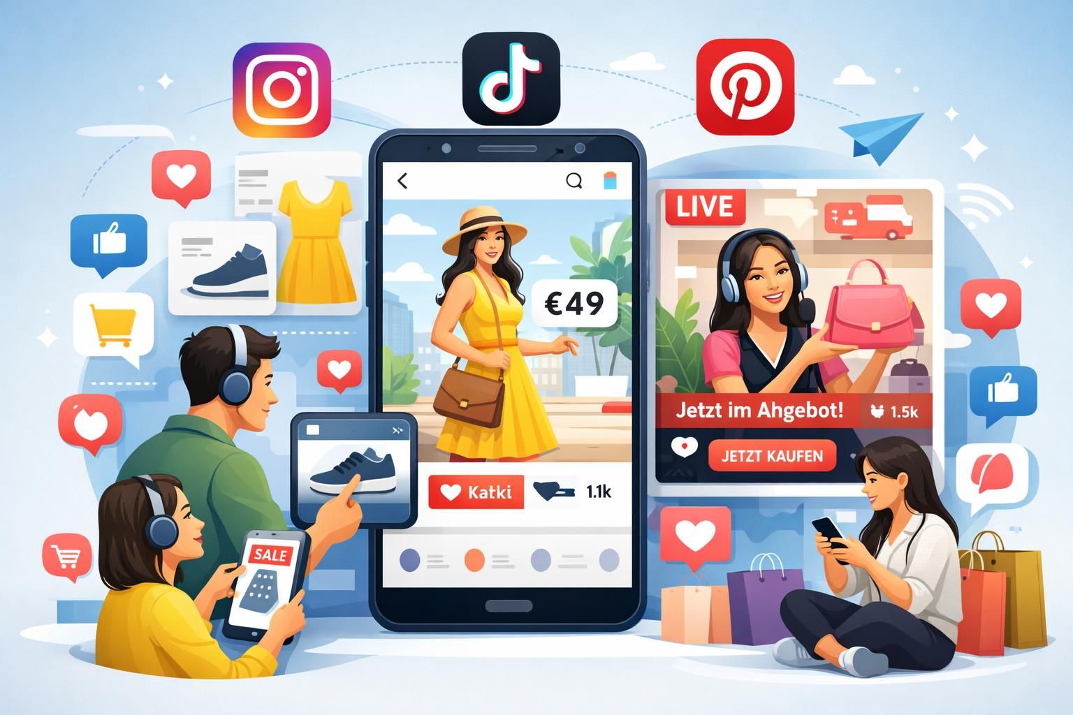 entdecken sie, wie social commerce die customer journey im e-commerce revolutioniert und neue möglichkeiten für kundenbindung, interaktion und kaufentscheidungen schafft.